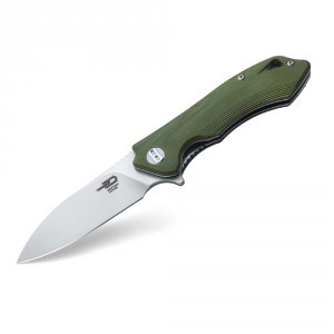 Bestech BG11B-2 Bestech Beluga Folder 4.3 In Stonewash Plain Green G-1