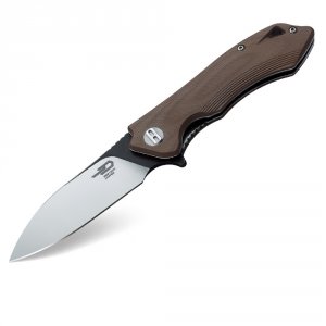 Bestech BG11C-1 Bestech Beluga Folder 4.3 In Satin Plain Beige G-10 Ha