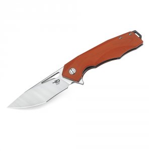 Bestech BG14D-1 Bestech Toucan Folder Sw-satin Plain Orange G-10 Handl