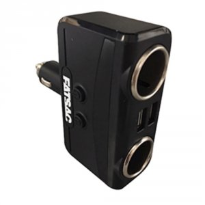 Fatsac S1005 Dual Socket 1224v Wdual Usb Ports