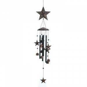 Summerfield 10018632 2634; Bronze Stars Wind Chimes