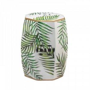 Accent 10018686 Island Palms Decorative Stool