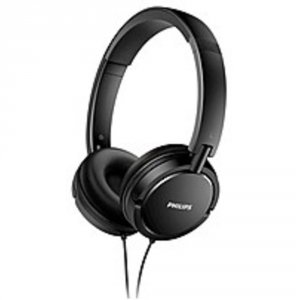 Philips SHL5005/27 Extra Bass Wired On-the-ear Headphones With Mic - B