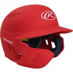 Rawlings MACHEXTL-S7-JR Mach Ext Batting Helmet-scarlet-jr-lh