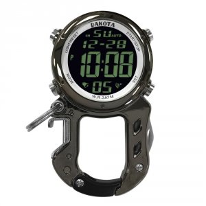 Dakota 30972 Digital Zip Clip Bottle Opener Watch Gunmetal