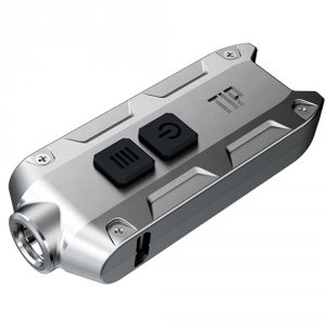 Nitecore TIP GRAY Tip Rechargeable Keychain Light-gray