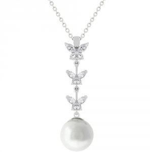 Icon J1050 Butterfly Pearl Pendant P20041r-c84