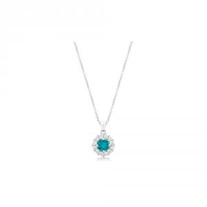 Icon J10761 Bella Bridal Pendant In Aqua P50163r-c32