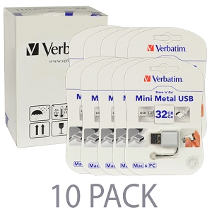 Verbatim 49840 Store 'n' Go Mini Metal Usb Flash Drive, , 32gb, Usb 3.