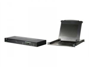 Aten CLCS1708IKIT Cl1000m(lcd Console) With Cs1708i(8-port Ip Kvm) Bun