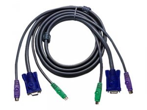 Aten 2L1001P/C 6ps2 Kvm Cable Vga  Ps2