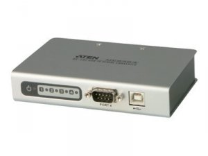 Aten UC2324 Hub - Ports Qty: 4 - Rs-232 - 115.2 Kbps - External