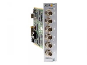 Axis 0289-001 6ch Video Encod Blade Q7406 Server Rack W Video Mot Dete