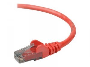 Belkin TAA980-03-RED-S Cable,cat6,utp,rj45mm,3,red,patch,snagless,taa