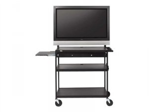 Bretford FP60UL-P5BK Basics Flat Panel Multimedia Cart Fp60ul-p5bk