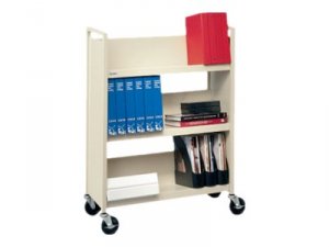 Bretford L330 Booktruck - Three Slant Shelves