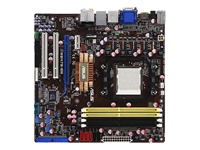 Asus M3N78-EM Motherboard Mini Atx Am2 Am2 Gf 8300 4 Dimm Vga 5 Sata G