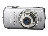 Canon 3637B001 Powershot Sd980is Silver 121 Mpix 30 Lcd 5x Zoom