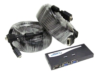 C2g 39991 2 Port Uxga Mon Split Ext Two 100ft Hd15 M M Cables