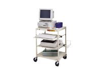 Bretford EC4E Mobile Computer Ws Cart With 2rcptl Outlet