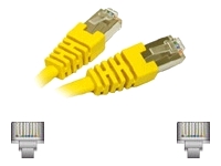 C2g 27258 10ft Cat5e Molded Shielded (stp) Network Patch Cable - Yello