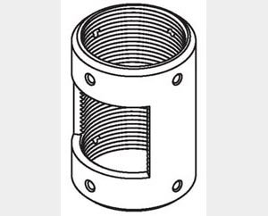 Peerless ACC850 Extension Column Connector Wcord Management (silver)