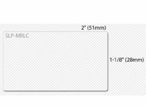 Seiko SLP-MRLC Labels - Clear - 1.12 In X 2 In - For Slp400, 200,  100