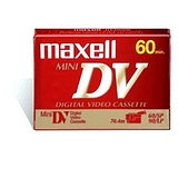 Maxell 298012 60 Min Digital Mini Video Cass 2 Pack