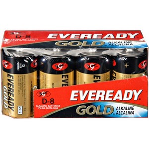 Energizer A95-8 Eveready D Size Family Pack