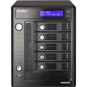 Qnap VS-5020-US-B 5bay 20ch Ip Cam Nvr Security Celeron 16g Processor