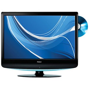 Haier HLC22R1 22in Lcd Hdtv Dvd Combo 720p 1366x768 800 1 Black Spkr T