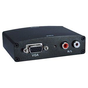 Qvs HVGA-AS Vga Video And Stereo Audio