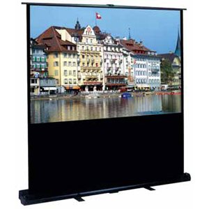 Elitescreens FTE100H 68in Diag Ezcinema Pull Up Portable 1 1 48x48in S