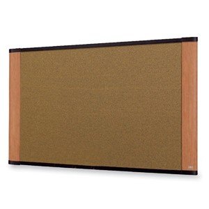 3m C7248LC Cork Board, Lt Cherry Finish Frame