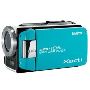 Sanyo VPC-WH1BL Vpc Wh1bl Blue 720p Hard Drive Camcorder 25in 30xopt W