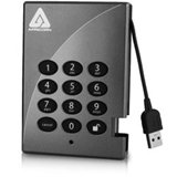 Apricorn A25-PL128-320 320gb Padlock Secure Usb 20 5400 Rpm 8mb 128bit