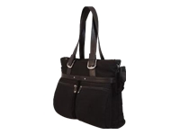 Mobile MECTE11 Eco Friendly Canvas Casual Tote 16in Black