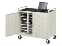 Bretford LAP24EFR-GM 24 Nb Cart Electrical  5in Casters