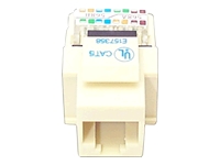 Startech C6KEY2WH Accessory  Cat6 Keystone Jack White Toolless Rj-45 F