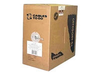 C2g 27340 1000ft Cat5 Enhanced 350mhz Bulk Cable Plenum Sld Blu