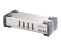 Aten CS1734 4 Port Usb Kvmp Switch With Audio Sup