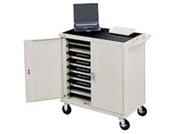 Bretford LAP18EULBA-GM Nb Cart For 18 Laptops 5in Casters