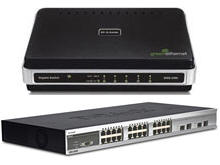 D-link DES-3526+DGS-2205 24 Port 10 100tx Managed Switch 5 Port 10 100