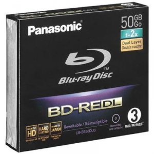 Panasonic LM-BE50DU3 Bd Re 2x Blu Ray 3pk