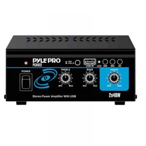 Pyle PCAU22 80w Mini Power Amp With Usb