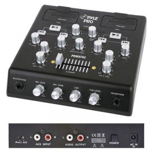 Pyle PDMXI4U 2 Channel Dual Ipod Dj Mixer