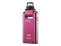 Sony MHSPM5K/P Camcrdr Bloggie Pink Mp4 4x Op 24lcd