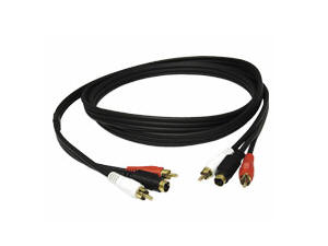 C2g 02310 12ft Value Seriesandtrade; S-video + Rca Stereo Audio Cable