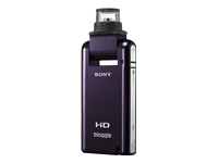 Sony MHSPM5K/V Camcrdr Bloggie Violet Mp4 4x Op 24lcd