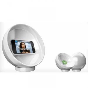 Allsop 30260 Clingo  Parabolic Sound Sphere Cell Phone Dock